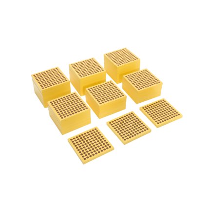 ADENA MONTESSORI 45 Dřevěných stovkových čtverců