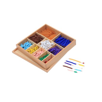 ADENA MONTESSORI Velký perlový materiál 1-10
