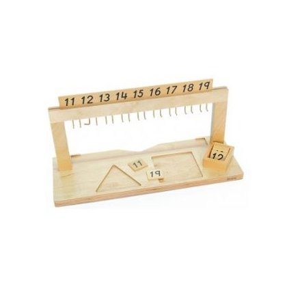 ADENA MONTESSORI Závěs pro barevný perlový materiál 11-19 - EU verze