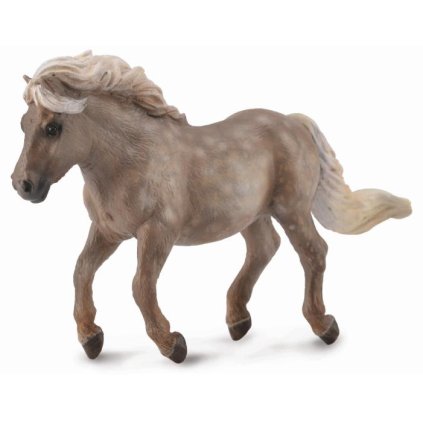COLLECTA figurka kůň Shetlandský pony stříbrný