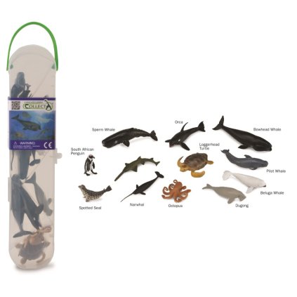 COLLECTA figurky Zvířata moří a oceánů 2 v tubě