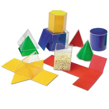 Learning Resources - Plochy těles geometrických tvarů