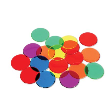 Learning Resources - Transparentní barevná kolečka