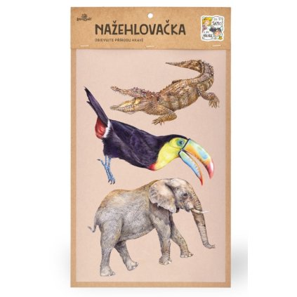 Nažehlovačka Exotická zvířata