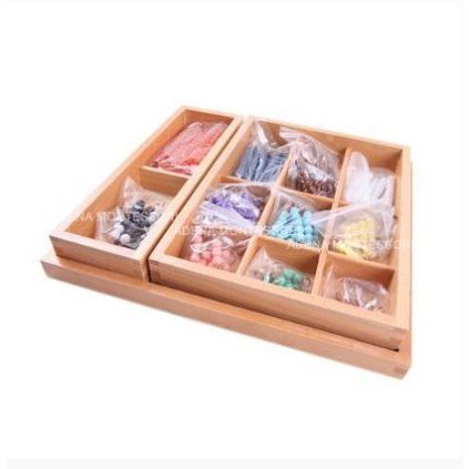 ADENA MONTESSORI Perlový materiál - Hadí hra Sčítání