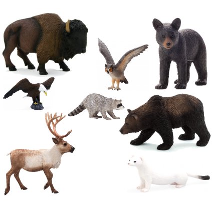 MOJO FUN sada figurek Severní Amerika