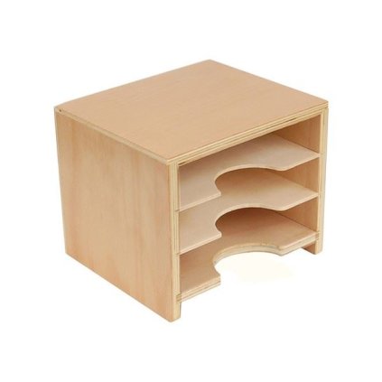 ADENA MONTESSORI Komoda pro geometrické karty