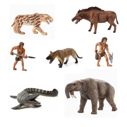 Sada figurek Prehistorická zvířata 2.