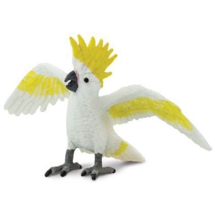 SAFARI Ltd figurka papoušek Kakadu žlutočečelatý