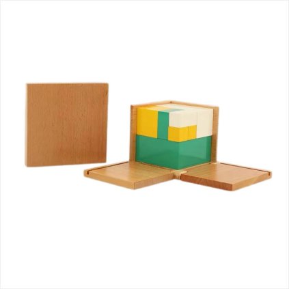 ADENA MONTESSORI Krychle pro výpočet druhé mocniny