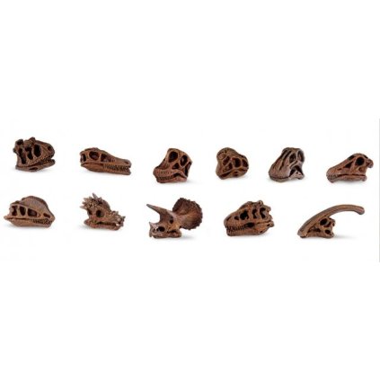 9294 sarafi ltd figurky lebky dinosauru ve lnenem pytliku