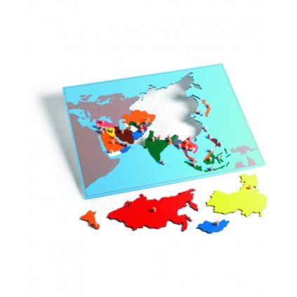 asia puzzle map