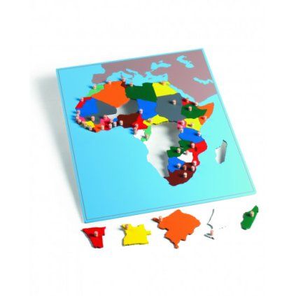africa puzzle map