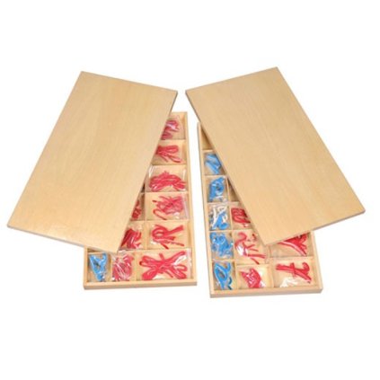 ADENA MONTESSORI Pohyblivá abeceda - malé psací písmo - US norma - pouze box