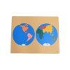 ADENA MONTESSORI Puzzle mapa - svět
