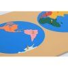 ADENA MONTESSORI Puzzle mapa - svět