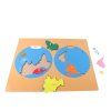 ADENA MONTESSORI Puzzle mapa - svět