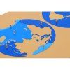 ADENA MONTESSORI Puzzle mapa - oceány