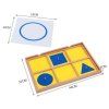 ADENA MONTESSORI Prezentační podnos ke geometrické komodě