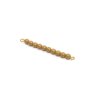 GM0881 3 one golden bead bar of 10