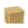 GM0901 6 one golden bead cube of 1000