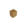 GM0901 4 one golden bead cube of 1000