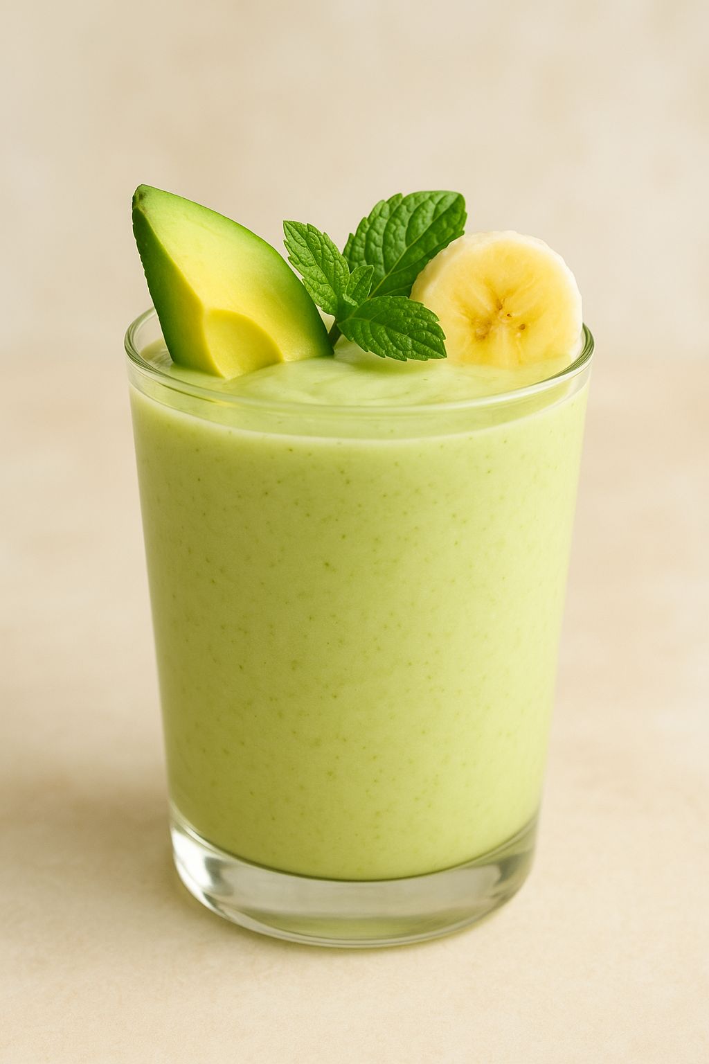 Mandlově-banánově-avokádové smoothie