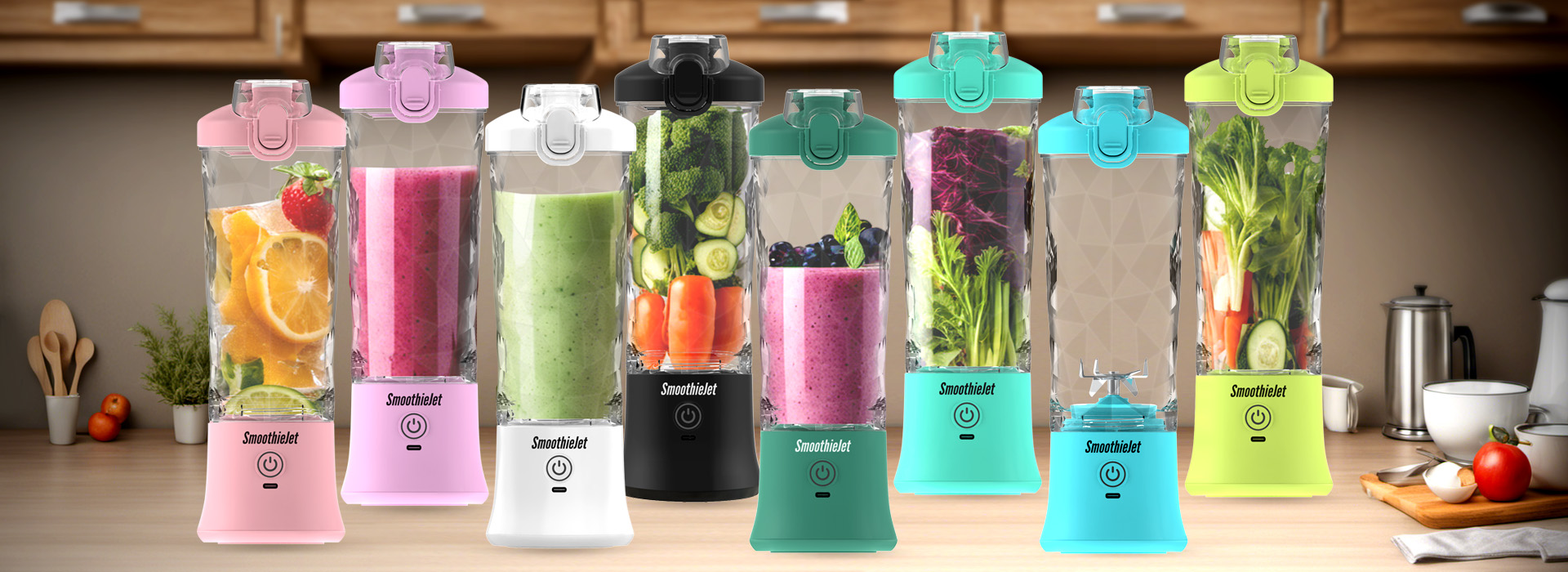 portable smoothie blenders - brand SmoothieJet 600 ml
