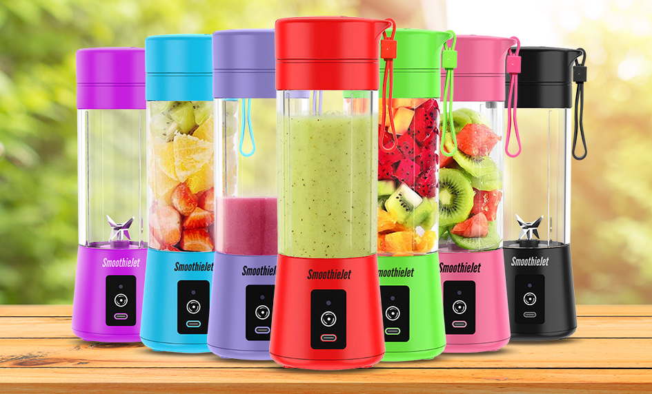 prenosny usb smoothie mixer s objemom 380 ml od znacky smoothiejet