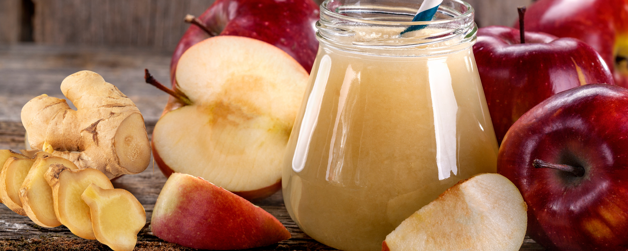 Smoothie z červenej repy, jablka a zázvoru