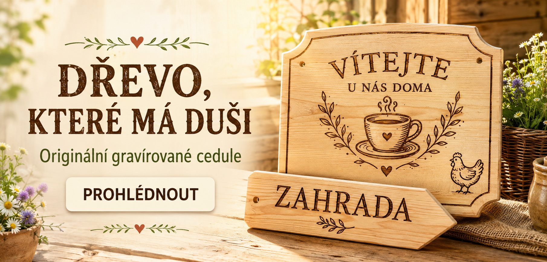 Vůně přírodního dřeva z našeho art studia