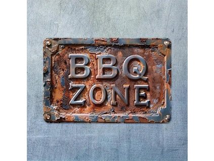 Kovová cedule  BBQ. 20 x 30 cm