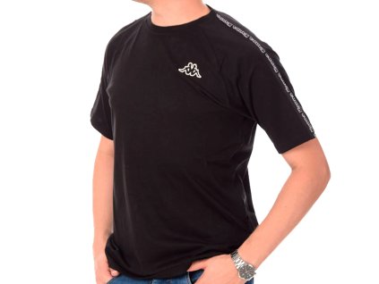 Pánské triko Kappa Ipool Active tričko s krátkým rukávem černá - ÚPLNÝ DOPRODEJ