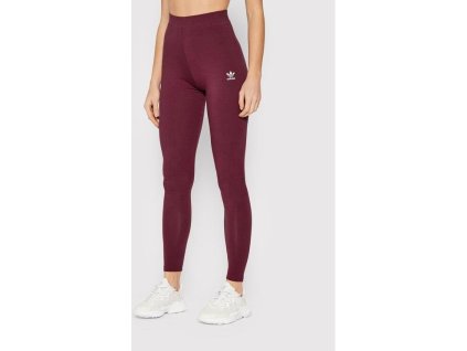 i adidas legginsy adicolor essentials h06624 bordowy slim fit