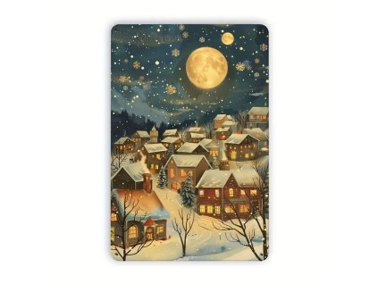 Plechová cedule Ladovská vesnička 30 x 20 cm