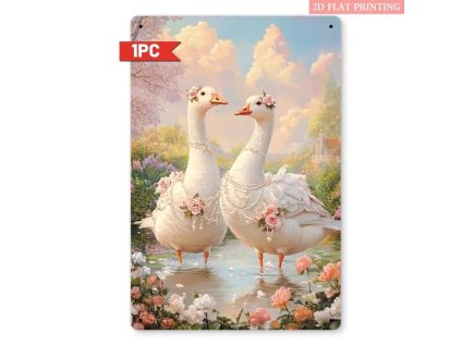 2D Plechová cedule Husí smetánka  20 x 30 cm