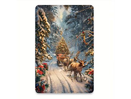 2D Plechová cedule Les  20 x 30 cm