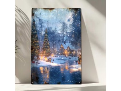 2D Plechová cedule Říčka   30 x 20 cm