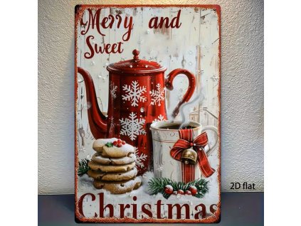 2D Plechová cedule Sušenky   30 x 20 cm