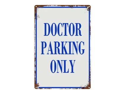 2D plechová cedule Parkovací stání 20 x 30 cm