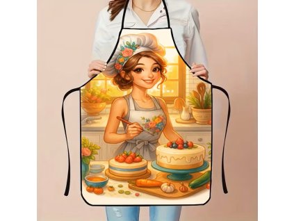 Kuchyňská zástěra Cukrářka