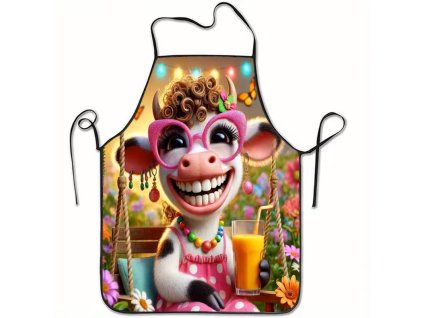 Kuchyňská zástěra Kravička