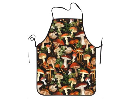 Kuchyňská zástěra Houby