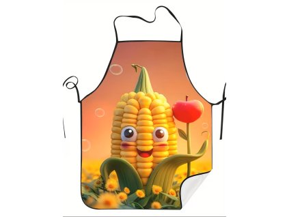 Kuchyňská zástěra Kukuřice
