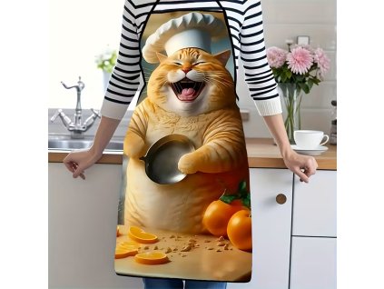 Kuchyňská zástěra Kocour