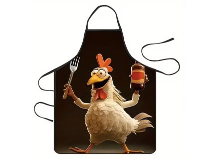 Kuchyňská zástěra Kuře