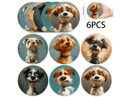 Tácek - podložka pod nápoje Hafan  6 kusů