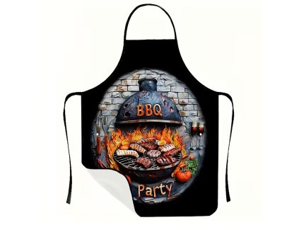 Kuchyňská grilovací zástěra Párty