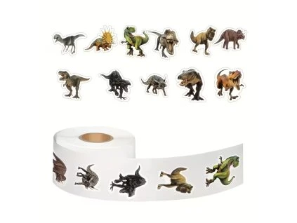 Mini nálepky Tyranosaurusáci 500 kusů