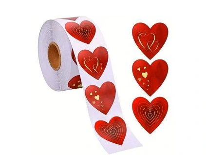 Mini nálepky Srdíčka 500 kusů